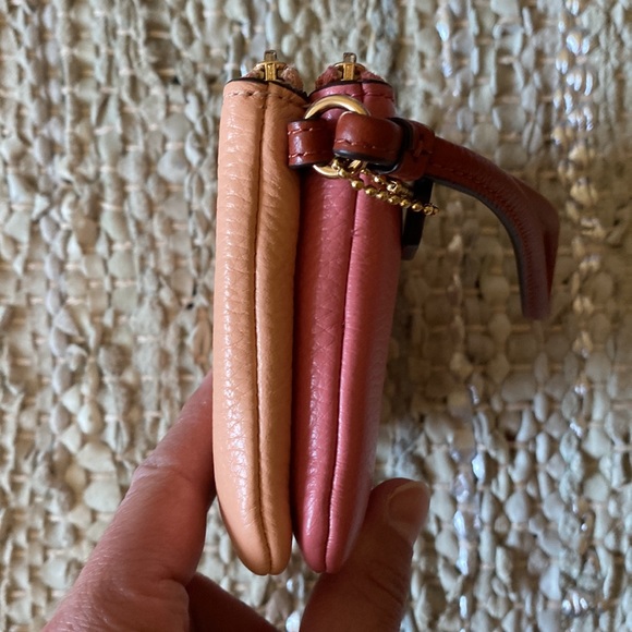 Coach Double pouch wallet colorblock - Picture 5 of 7